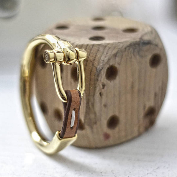 Pulsera Grillete Cuero