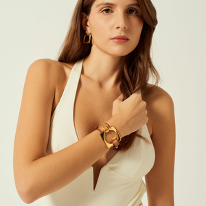 Pulsera Aldaba Cuero