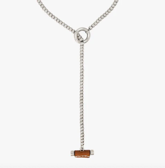 Collar Bolas Sliding Cuero