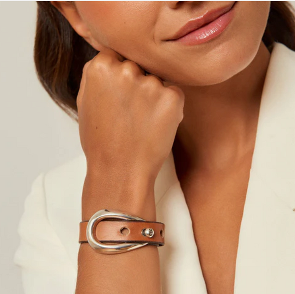 Pulsera Buclé Cuero