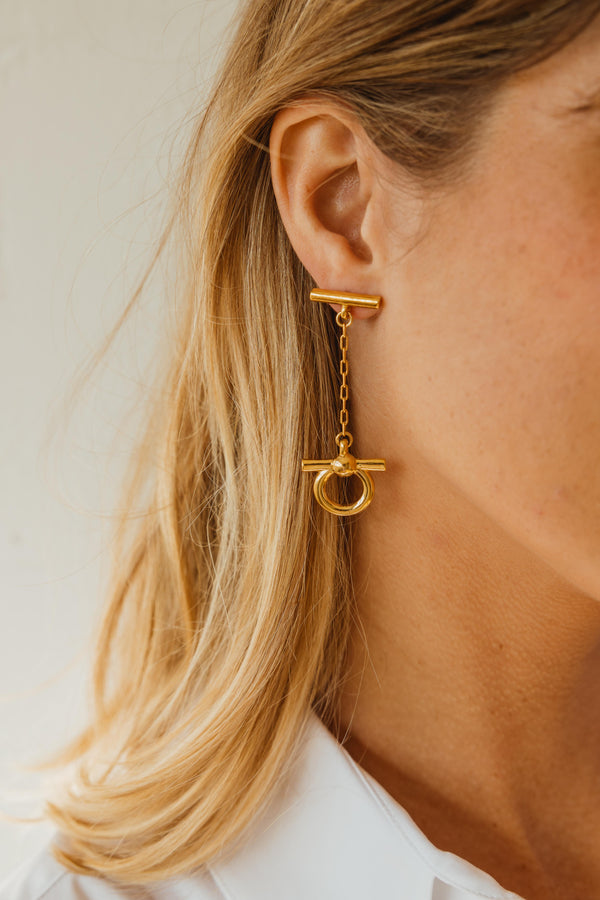 Pendientes Omega Cadena