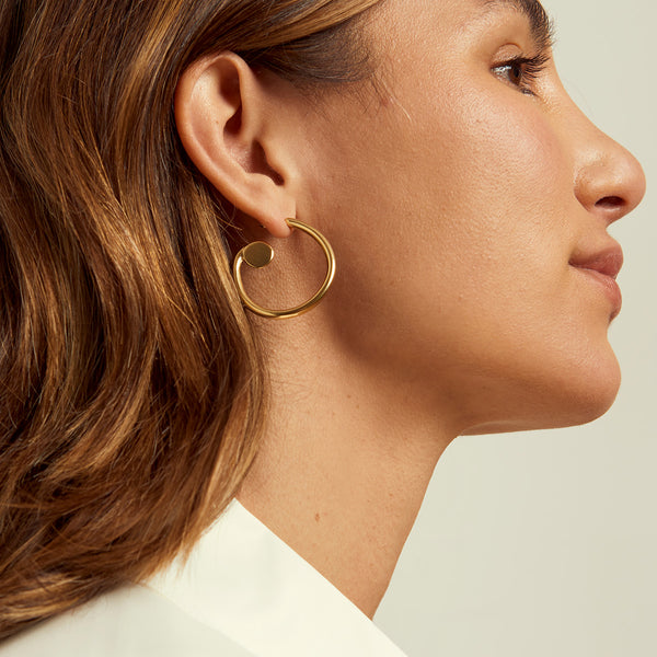 Pendientes Aro Voluta