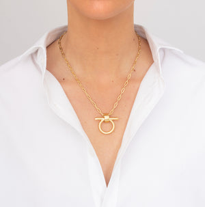 Collar Omega - Bañado en Oro