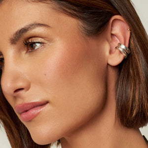 Ear Cuff Redondo - Bañado en Plata